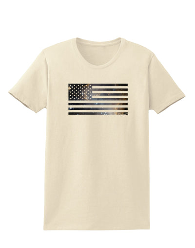 American Flag Galaxy Womens T-Shirt by TooLoud-Womens T-Shirt-TooLoud-Natural-X-Small-Davson Sales