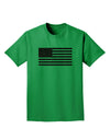 American Flag Glitter - Black Adult Dark T-Shirt-Mens T-Shirt-TooLoud-Kelly-Green-Small-Davson Sales