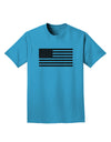 American Flag Glitter - Black Adult Dark T-Shirt-Mens T-Shirt-TooLoud-Turquoise-Small-Davson Sales