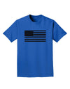 American Flag Glitter - Black Adult Dark T-Shirt-Mens T-Shirt-TooLoud-Royal-Blue-Small-Davson Sales