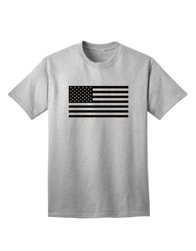 American Flag Glitter - Black Adult T-Shirt-unisex t-shirt-TooLoud-AshGray-Small-Davson Sales