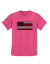 American Flag Glitter - Black Childrens Dark T-Shirt-Childrens T-Shirt-TooLoud-Sangria-X-Small-Davson Sales