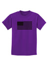 American Flag Glitter - Black Childrens Dark T-Shirt-Childrens T-Shirt-TooLoud-Purple-X-Small-Davson Sales