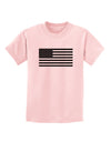 American Flag Glitter - Black Childrens T-Shirt-Childrens T-Shirt-TooLoud-PalePink-X-Small-Davson Sales