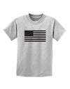 American Flag Glitter - Black Childrens T-Shirt-Childrens T-Shirt-TooLoud-AshGray-X-Small-Davson Sales