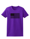American Flag Glitter - Black Womens Dark T-Shirt-TooLoud-Purple-X-Small-Davson Sales