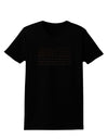 American Flag Glitter - Black Womens Dark T-Shirt-TooLoud-Black-X-Small-Davson Sales