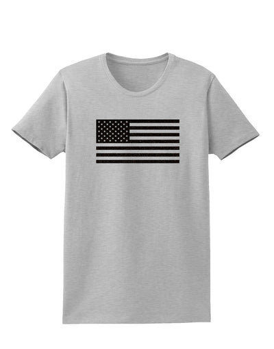 American Flag Glitter - Black Womens T-Shirt-Womens T-Shirt-TooLoud-AshGray-X-Small-Davson Sales