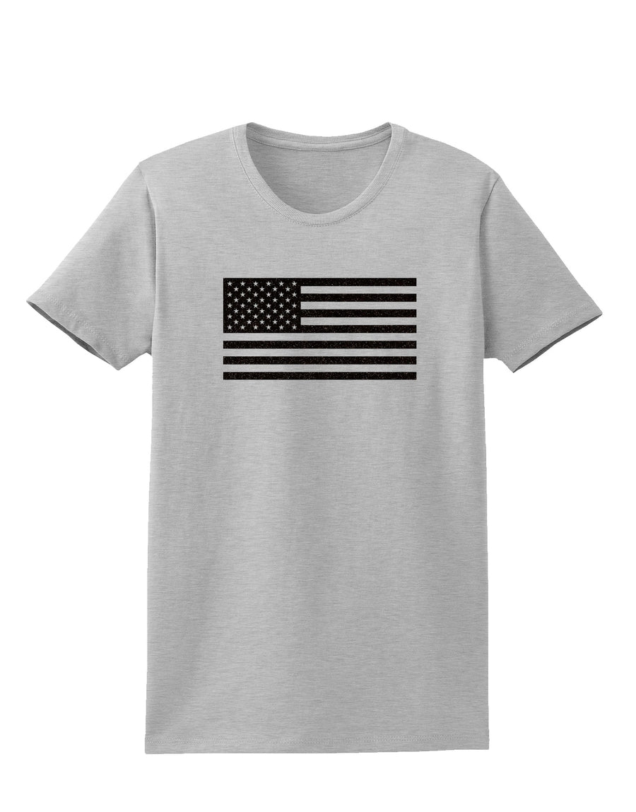 American Flag Glitter - Black Womens T-Shirt-Womens T-Shirt-TooLoud-White-X-Small-Davson Sales