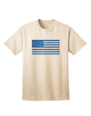 American Flag Glitter - Blue Adult T-Shirt-unisex t-shirt-TooLoud-Natural-Small-Davson Sales