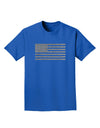 American Flag Glitter - Silver Adult Dark T-Shirt-Mens T-Shirt-TooLoud-Royal-Blue-Small-Davson Sales