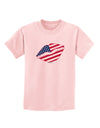 American Flag Lipstick Childrens T-Shirt-Childrens T-Shirt-TooLoud-PalePink-X-Small-Davson Sales