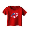 American Flag Lipstick Infant T-Shirt Dark-Infant T-Shirt-TooLoud-Red-06-Months-Davson Sales