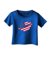 American Flag Lipstick Infant T-Shirt Dark-Infant T-Shirt-TooLoud-Royal-Blue-06-Months-Davson Sales