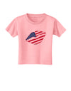 American Flag Lipstick Toddler T-Shirt-Toddler T-Shirt-TooLoud-Candy-Pink-2T-Davson Sales