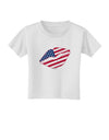 American Flag Lipstick Toddler T-Shirt-Toddler T-Shirt-TooLoud-White-2T-Davson Sales