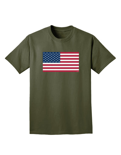 American Flag - Marijuana Leaf Adult Dark T-Shirt-Mens T-Shirt-TooLoud-Military-Green-Small-Davson Sales