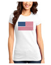 American Flag - Marijuana Leaf Juniors T-Shirt-Womens Juniors T-Shirt-TooLoud-White-Juniors Fitted XS-Davson Sales