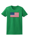 American Flag - Marijuana Leaf Womens Dark T-Shirt-Womens T-Shirt-TooLoud-Kelly-Green-X-Small-Davson Sales