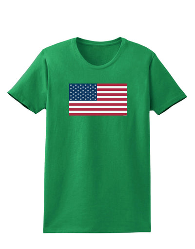 American Flag - Marijuana Leaf Womens Dark T-Shirt-Womens T-Shirt-TooLoud-Kelly-Green-X-Small-Davson Sales