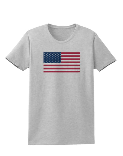 American Flag - Marijuana Leaf Womens T-Shirt-Womens T-Shirt-TooLoud-AshGray-X-Small-Davson Sales