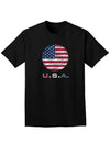 American Flag Scribble Adult Dark T-Shirt-Mens T-Shirt-TooLoud-Black-Small-Davson Sales