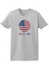 American Flag Scribble Womens T-Shirt-Womens T-Shirt-TooLoud-AshGray-X-Small-Davson Sales