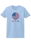 American Flag Scribble Womens T-Shirt-Womens T-Shirt-TooLoud-Light-Blue-X-Small-Davson Sales
