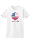 American Flag Scribble Womens T-Shirt-Womens T-Shirt-TooLoud-White-X-Small-Davson Sales