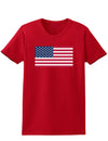 American Flag Womens Dark T-Shirt-TooLoud-Red-X-Small-Davson Sales