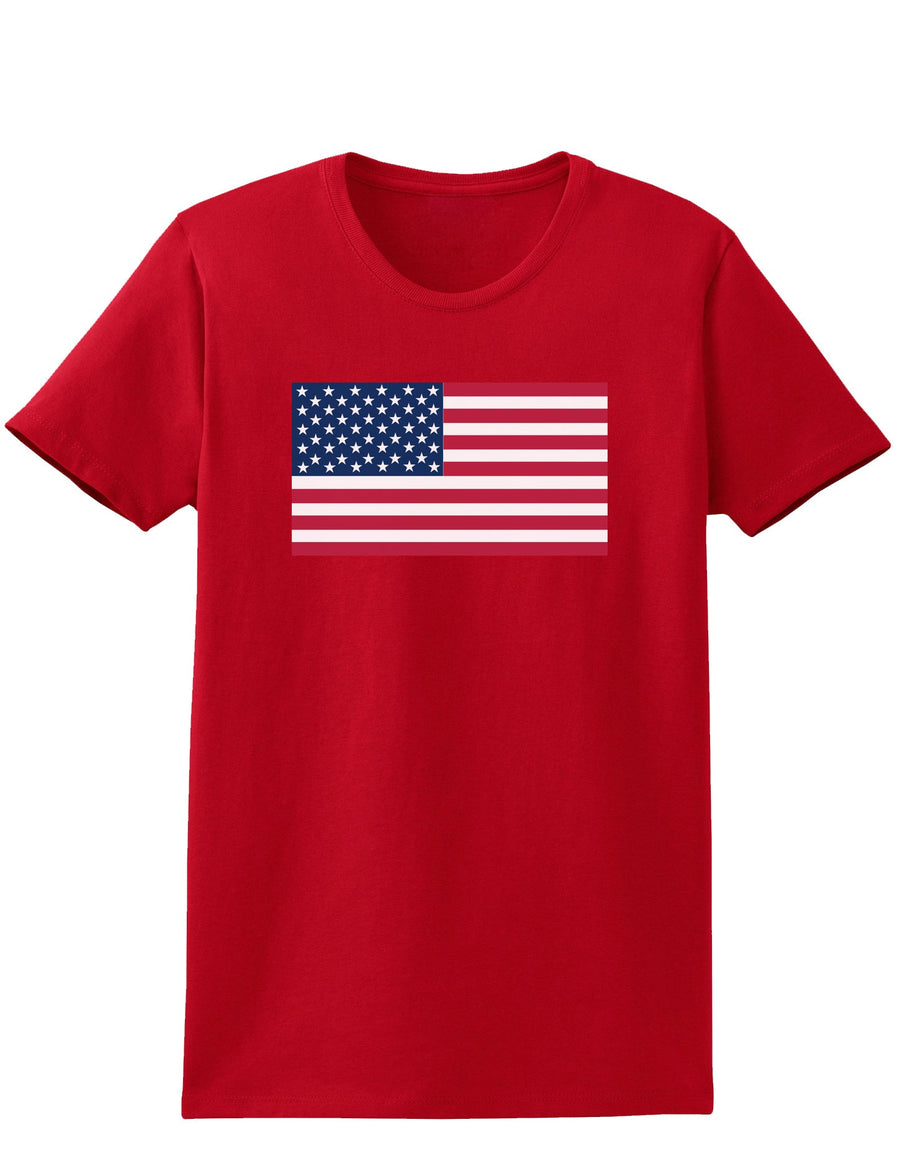 American Flag Womens Dark T-Shirt-TooLoud-Black-X-Small-Davson Sales