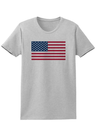 American Flag Womens T-Shirt-Womens T-Shirt-TooLoud-AshGray-X-Small-Davson Sales