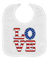American Love Design Baby Bib by TooLoud