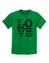 American Love Design Childrens T-Shirt by TooLoud-Childrens T-Shirt-TooLoud-Kelly-Green-X-Small-Davson Sales