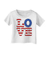 American Love Design Infant T-Shirt by TooLoud-Infant T-Shirt-TooLoud-White-06-Months-Davson Sales