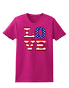 American Love Design Womens Dark T-Shirt by TooLoud-Womens T-Shirt-TooLoud-Hot-Pink-Small-Davson Sales