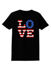 American Love Design Womens Dark T-Shirt by TooLoud-Womens T-Shirt-TooLoud-Black-X-Small-Davson Sales