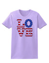 American Love Design Womens T-Shirt by TooLoud-Womens T-Shirt-TooLoud-Lavender-X-Small-Davson Sales