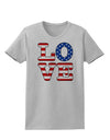 American Love Design Womens T-Shirt by TooLoud-Womens T-Shirt-TooLoud-AshGray-X-Small-Davson Sales