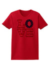 American Love Design Womens T-Shirt by TooLoud-Womens T-Shirt-TooLoud-Red-X-Small-Davson Sales