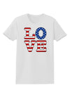 American Love Design Womens T-Shirt by TooLoud-Womens T-Shirt-TooLoud-White-X-Small-Davson Sales