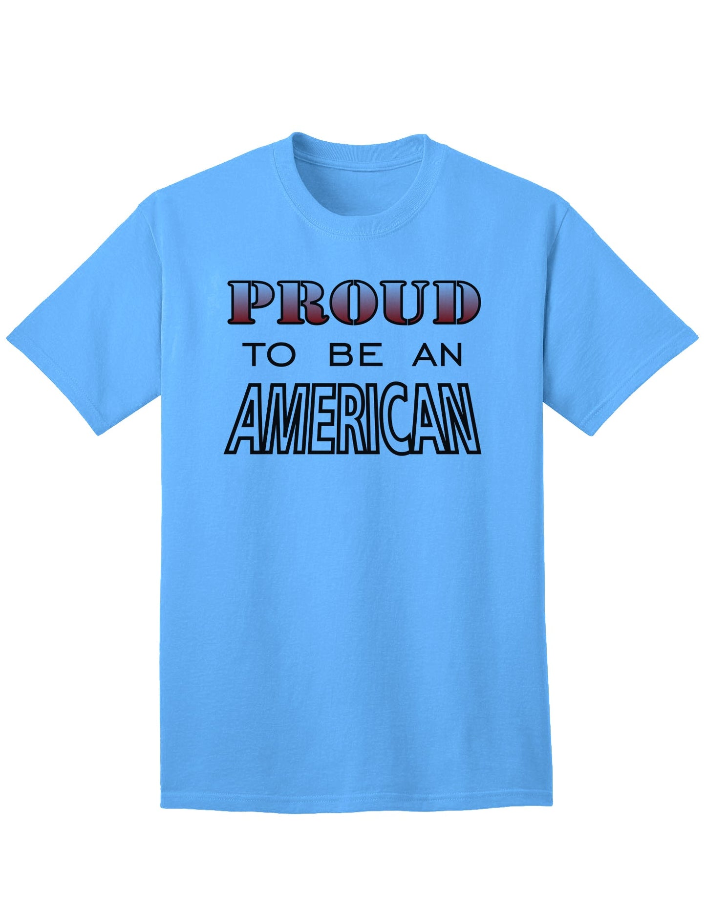 American Pride Adult T-Shirt Collection-Mens T-shirts-TooLoud-Aquatic-Blue-Small-Davson Sales