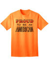 American Pride Adult T-Shirt Collection-Mens T-shirts-TooLoud-Neon-Orange-Small-Davson Sales