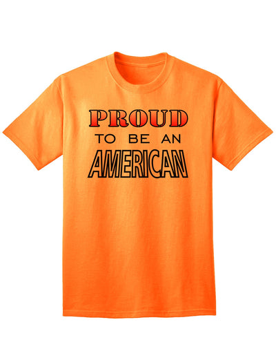 American Pride Adult T-Shirt Collection-Mens T-shirts-TooLoud-Neon-Orange-Small-Davson Sales