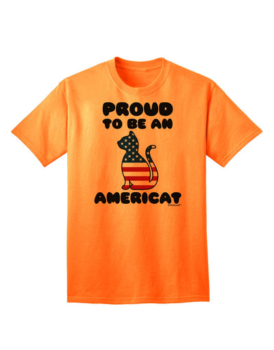 American Pride Adult T-Shirt by TooLoud-Mens T-shirts-TooLoud-Neon-Orange-Small-Davson Sales