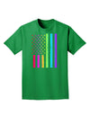 American Pride - Rainbow Flag Adult Dark T-Shirt-Mens T-Shirt-TooLoud-Kelly-Green-Small-Davson Sales