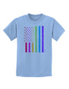 American Pride - Rainbow Flag Childrens T-Shirt-Childrens T-Shirt-TooLoud-Light-Blue-X-Small-Davson Sales