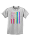 American Pride - Rainbow Flag Childrens T-Shirt-Childrens T-Shirt-TooLoud-AshGray-X-Small-Davson Sales