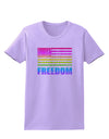 American Pride - Rainbow Flag - Freedom Womens T-Shirt-Womens T-Shirt-TooLoud-Lavender-X-Small-Davson Sales