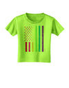 American Pride - Rainbow Flag Toddler T-Shirt-Toddler T-Shirt-TooLoud-Lime-Green-2T-Davson Sales